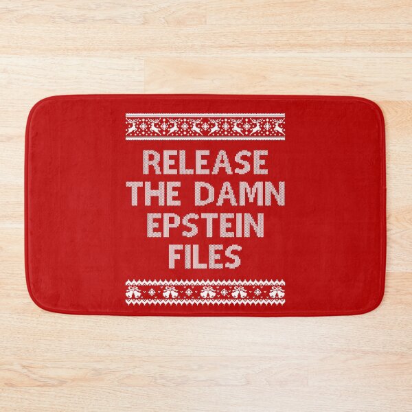 Item preview, Release the Epstein Files - White Text (Christmas / Xmas / Holiday) designed and sold by SabbaticalSteve.