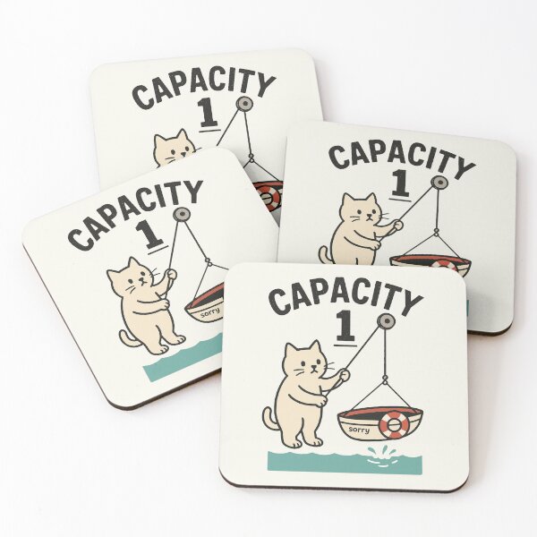 Item preview, Capacity 1 Cat designed and sold by PrintSmithArt.