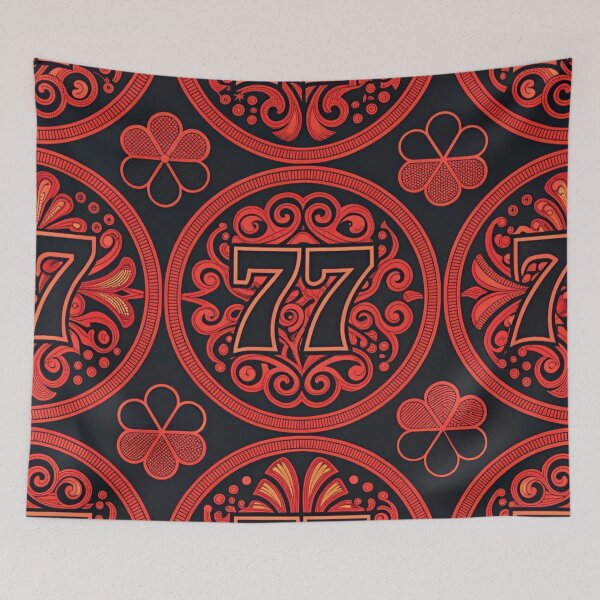 Item preview, 777 red and black  designed and sold by Lucky 777.