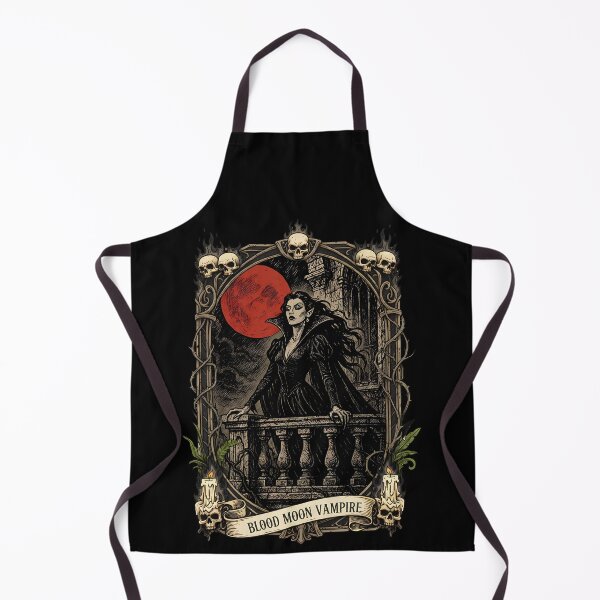 Item preview, Gothic Vampiress Under the Red Moon designed and sold by DreamiCanvas.