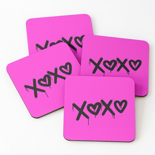Item preview, Geek Sticker XOXO  Heart Cute Word designed and sold by bartink.co.