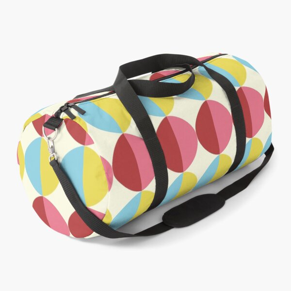 Item preview, Retro Circles - Red, Pink, Yellow, Blue designed and sold by MustardSeedInt.