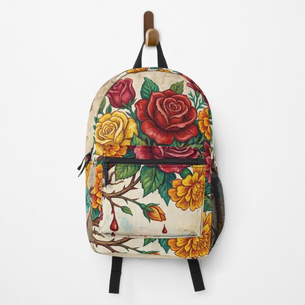 Item preview, Blooming Corazón: Passion and Roots (Mexican Folk Art) designed and sold by AgingeR.