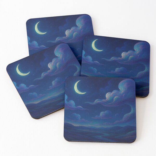 Item preview, Moonlit Dreamscape Over Rolling Hills designed and sold by Style2Vie.