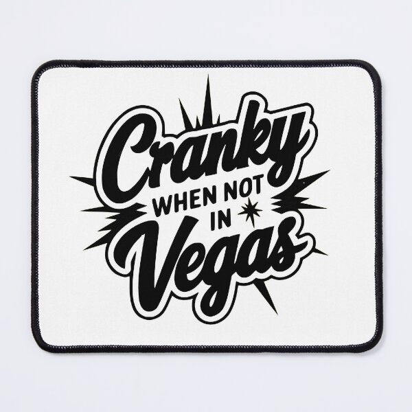 Item preview, Cranky When Not in Vegas – Puro 956 Sticker designed and sold by Puro956.