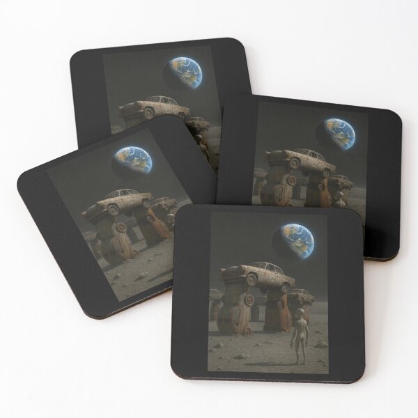 Item preview, Alien makes a discovery on the moon designed and sold by Halifaxartguy.