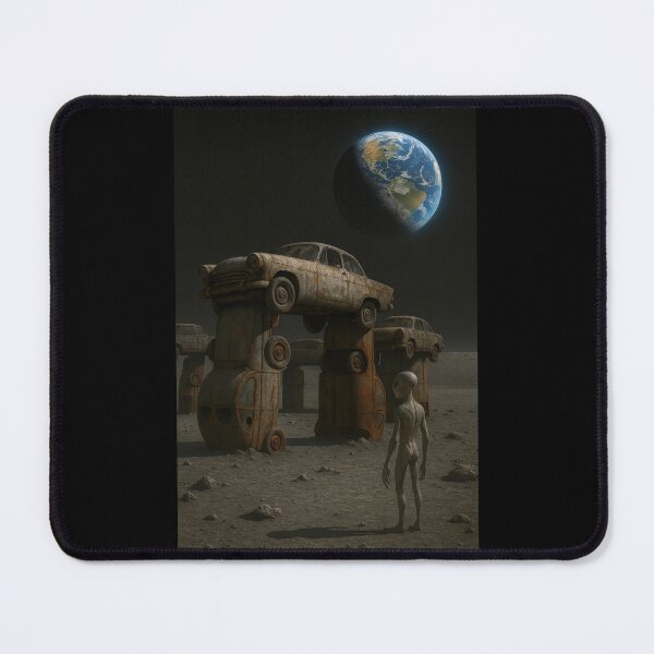 Item preview, Alien makes a discovery on the moon designed and sold by Halifaxartguy.