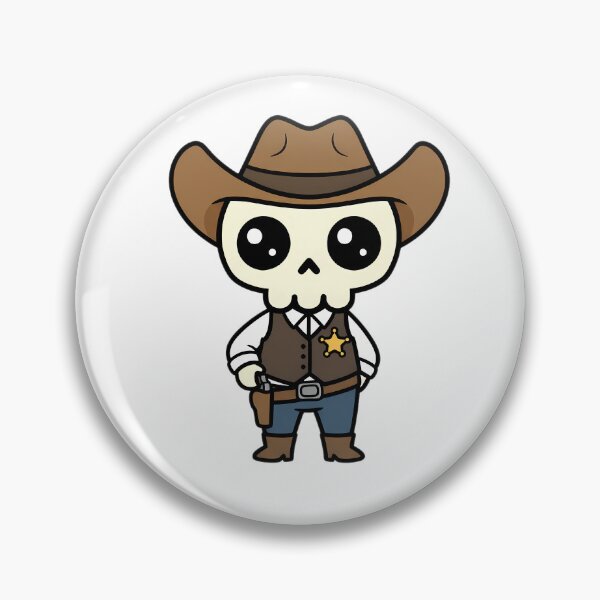 Item preview, Sheriff Boonis Skeleton designed and sold by Boonis Skeleton.