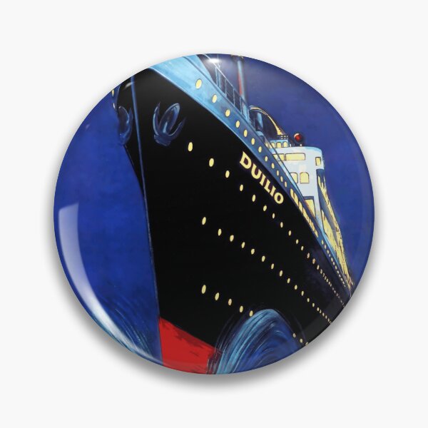 Item preview, Vintage Art Deco Ocean Liner Poster | Giulio Cesare by NGI | Italian Travel Art & Early 20th Century Elegance designed and sold by artofuniverse.