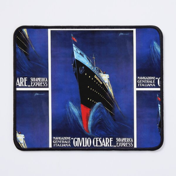 Item preview, Vintage Art Deco Ocean Liner Poster | Giulio Cesare by NGI | Italian Travel Art & Early 20th Century Elegance designed and sold by artofuniverse.