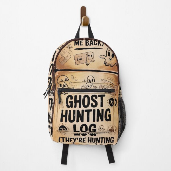 Artikelvorschau, Ghost Hunting Log They're Hunting Me Back | Paranormal Investigation Humor entworfen und verkauft von Antik by Schulz.
