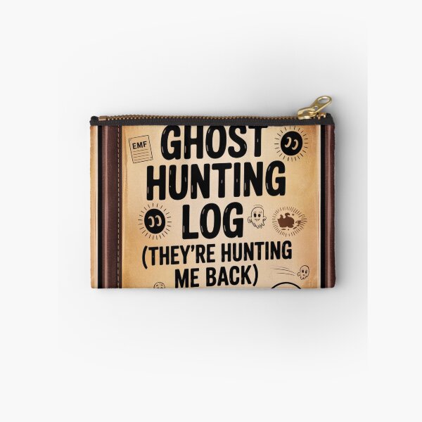 Item preview, Ghost Hunting Log They're Hunting Me Back | Paranormal investigation humor designed and sold by Antik by Schulz.