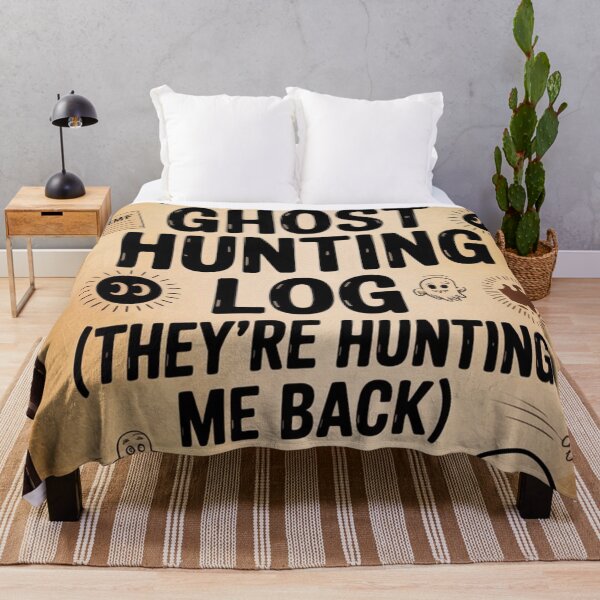 Item preview, Ghost Hunting Log They're Hunting Me Back | Paranormal investigation humor designed and sold by Antik by Schulz.