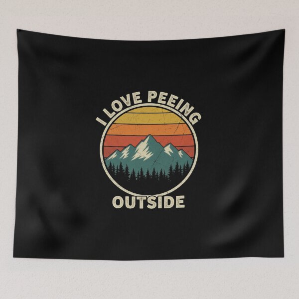 Item preview, I Love Peeing Outside – Funny Camping & Outdoor Humor designed and sold by JustCrafted.