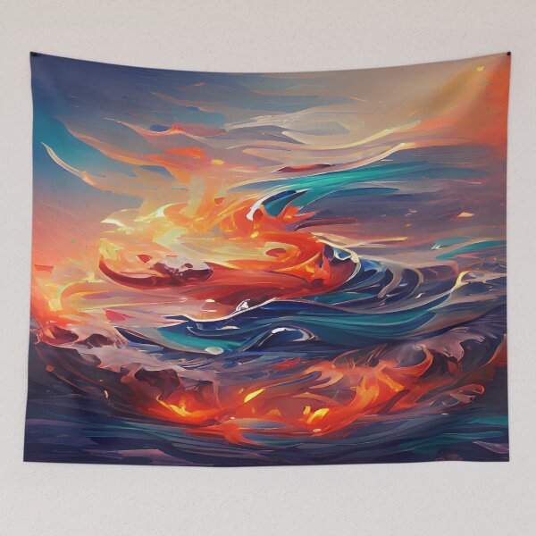 Item preview, Flame of the Ocean designed and sold by mrtss.