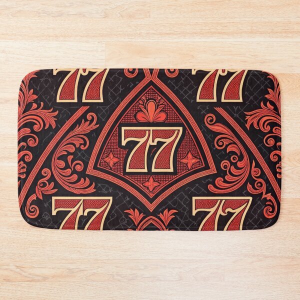 Item preview, 777 red and black lucky numbers  designed and sold by Lucky 777.