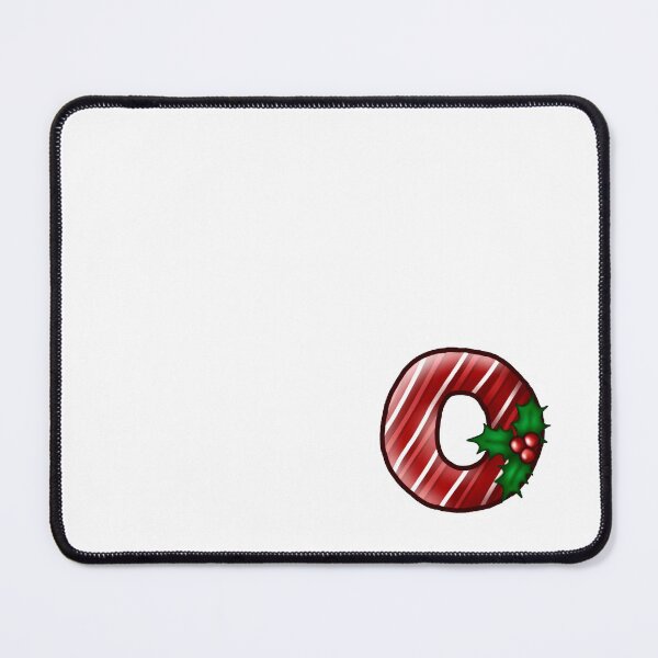 Item preview, O Monogram (Candycane) designed and sold by CharmedHeartArt.