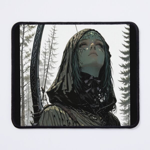 Item preview, Elf Archer in the Forest – Fantasy Ranger Artwork vol.5 designed and sold by EpicMerchRealm.