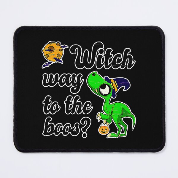 Item preview, Witch Way To The Boos Cute Dino designed and sold by HubertRaus.
