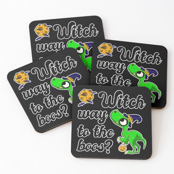 Item preview, Witch Way To The Boos Cute Dino designed and sold by HubertRaus.