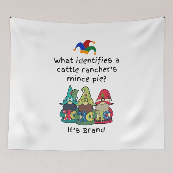 Item preview, What identifies a cattle rancher's mince pie? designed and sold by MPC-Mince-Pies.
