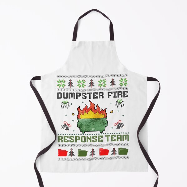 Item preview, Copy of Dumpster Fire Response Team Chaos Ugly Sweater Cute Employee designed and sold by BornBorn.