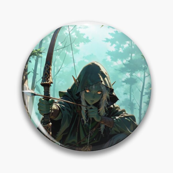 Item preview, Elf Archer in the Forest – Fantasy Ranger Artwork vol.6 designed and sold by EpicMerchRealm.