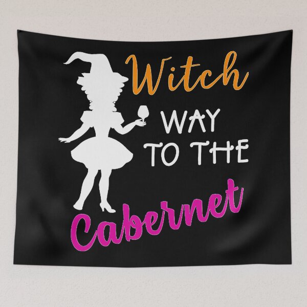 Item preview, Witch Way To The Cabernet Pink Witch designed and sold by HubertRaus.