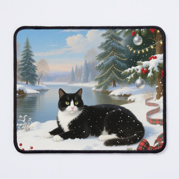 Item preview, Christmas cat in the snow designed and sold by Talpha.