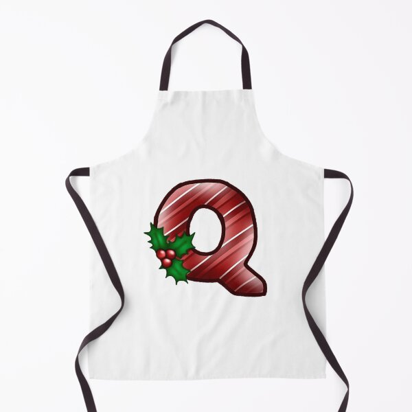 Item preview, Q Monogram (Candycane) designed and sold by CharmedHeartArt.