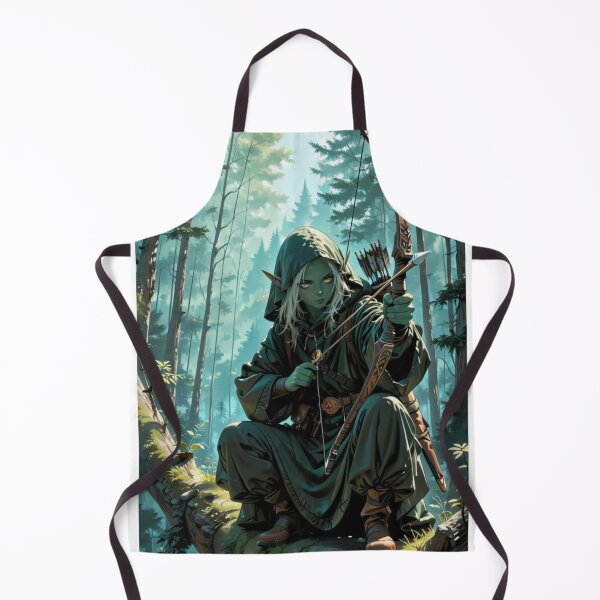 Item preview, Elf Archer in the Forest – Fantasy Ranger Artwork vol.7 designed and sold by EpicMerchRealm.