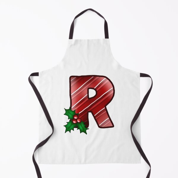 Item preview, R Monogram (Candycane) designed and sold by CharmedHeartArt.