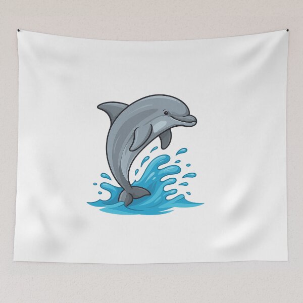 Item preview, Joyful Dolphin Splash designed and sold by luckyyouth.