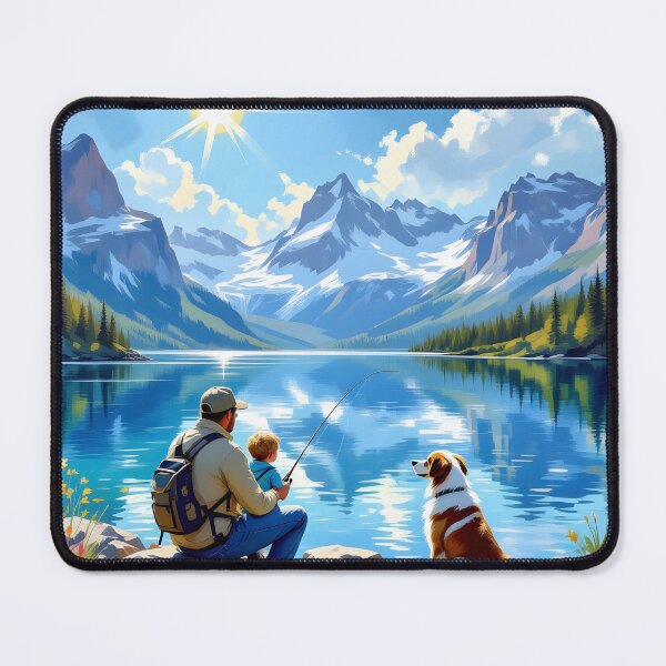 Item preview, Father and Son Fishing Trip designed and sold by Sharon Schwalbe.
