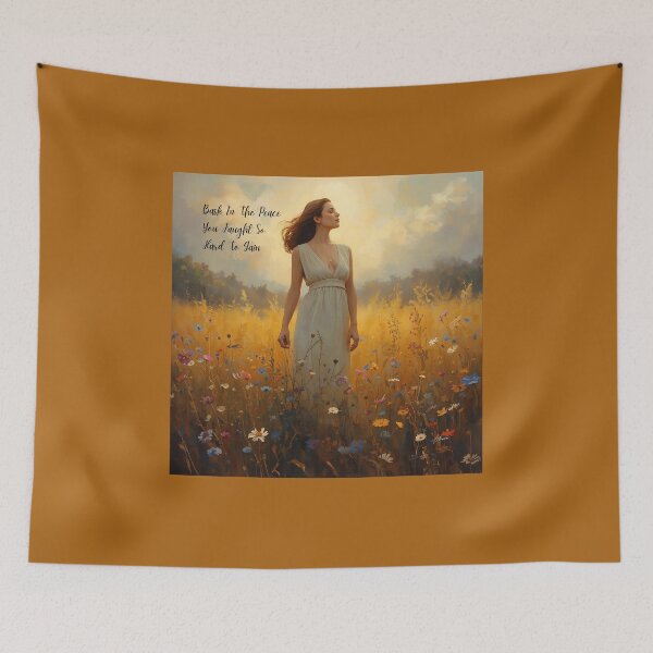 Item preview, peace and love designed and sold by Cushion-Crafts.
