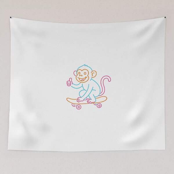 Item preview, Neon Monkey – Cyber Chill designed and sold by UmniTok.