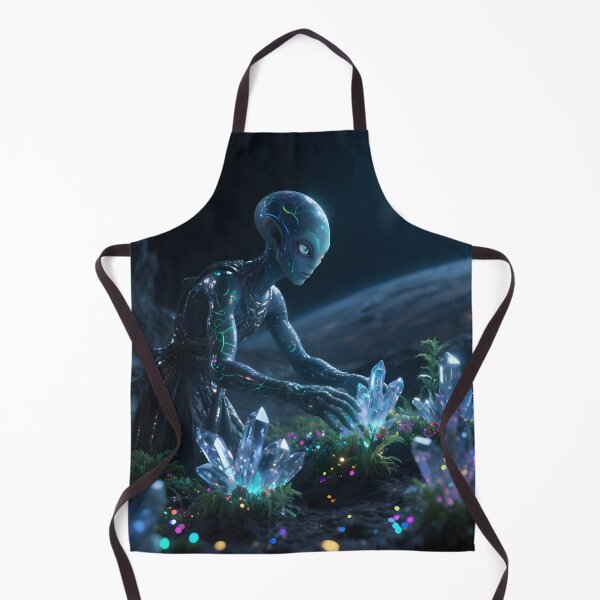 Item preview, Alien with Glowing Crystals designed and sold by Roanemermaid.