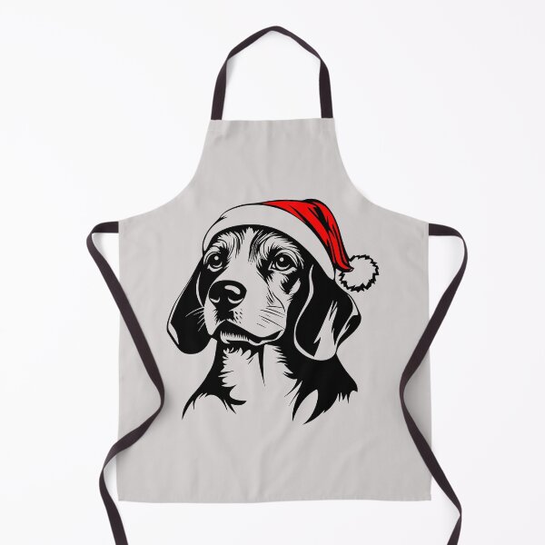 Item preview, Beagle with Santa Hat designed and sold by BKDIGITALSHOP.