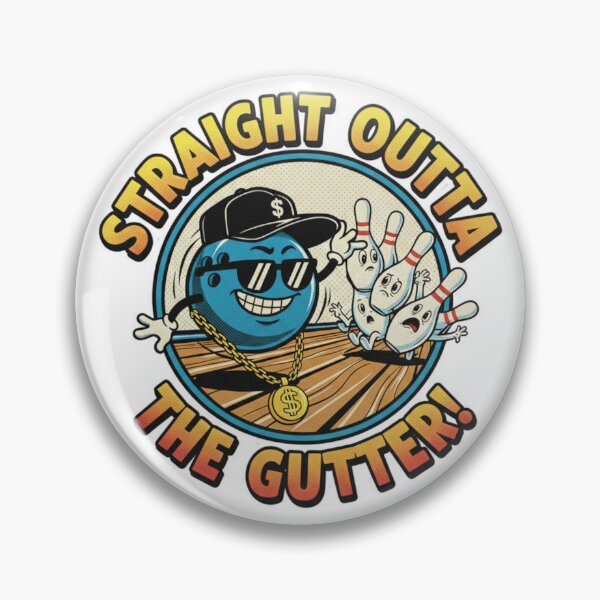 Item preview, Straight Outta The Gutter Bowling designed and sold by ifdogscouldclap....