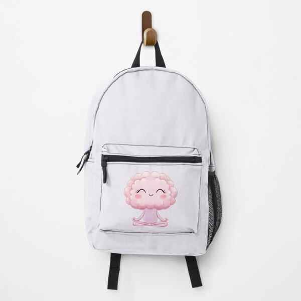 Item preview, Kawaii Meditating Brain – Mindfulness Wellness Art, Cute Pastel Mental Health Design designed and sold by PureBrain.