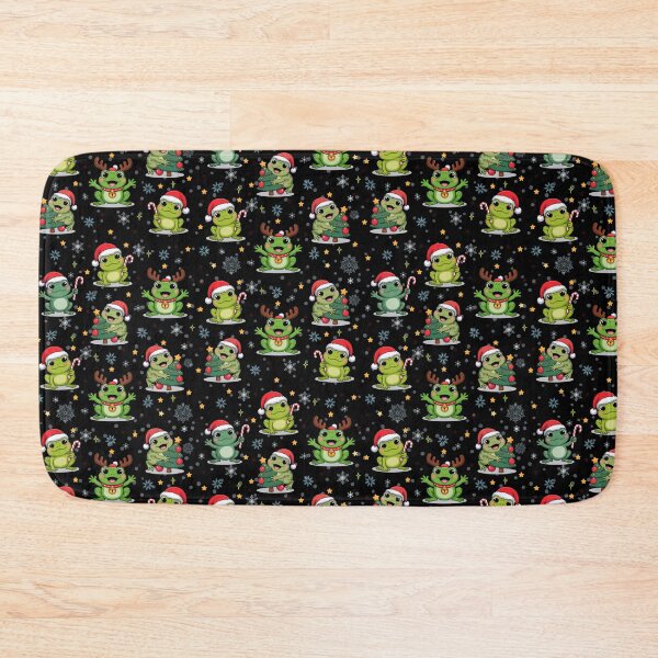 Item preview, Kawaii frog christmas santa frog pattern holiday frog lover designed and sold by Sasikharn.