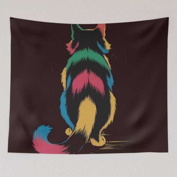 Item preview, “Chromatic Cat” designed and sold by MoreDeo.
