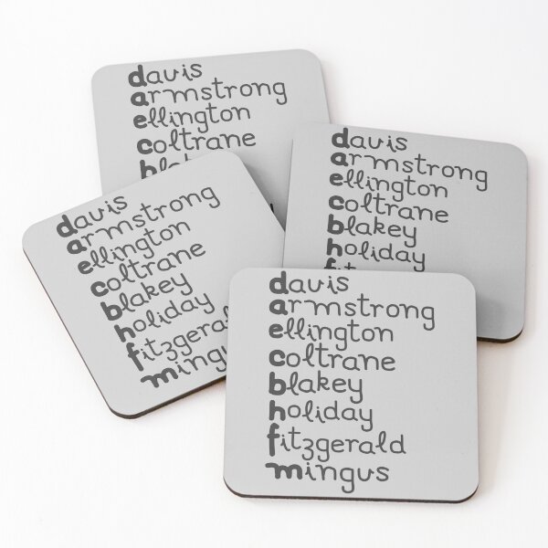 Item preview, Jazz Legends Noir designed and sold by urrin DESIGN.