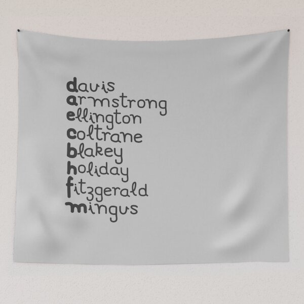 Item preview, Jazz Legends Noir designed and sold by urrin DESIGN.