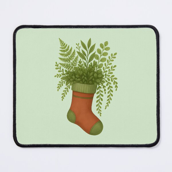 Item preview, Vintage Botanical Christmas Stocking Xmas Plant Aesthetic designed and sold by Aesthetic-Avenue.