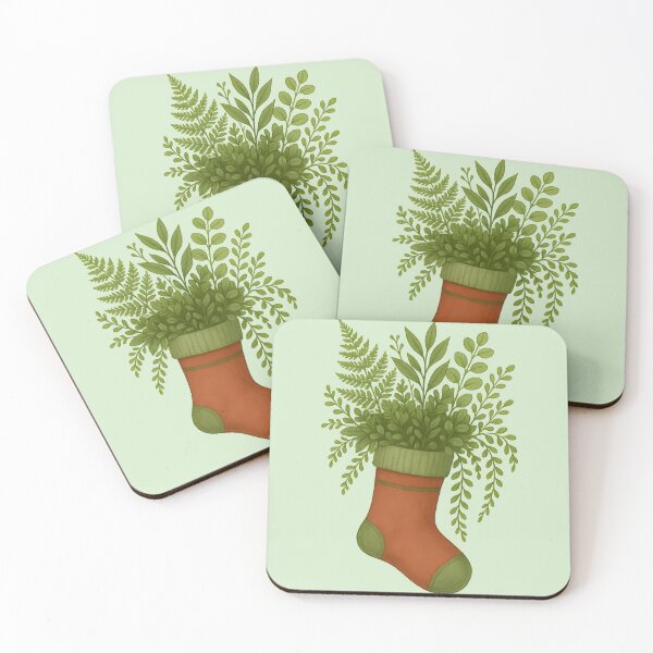 Item preview, Vintage Botanical Christmas Stocking Xmas Plant Aesthetic designed and sold by Aesthetic-Avenue.