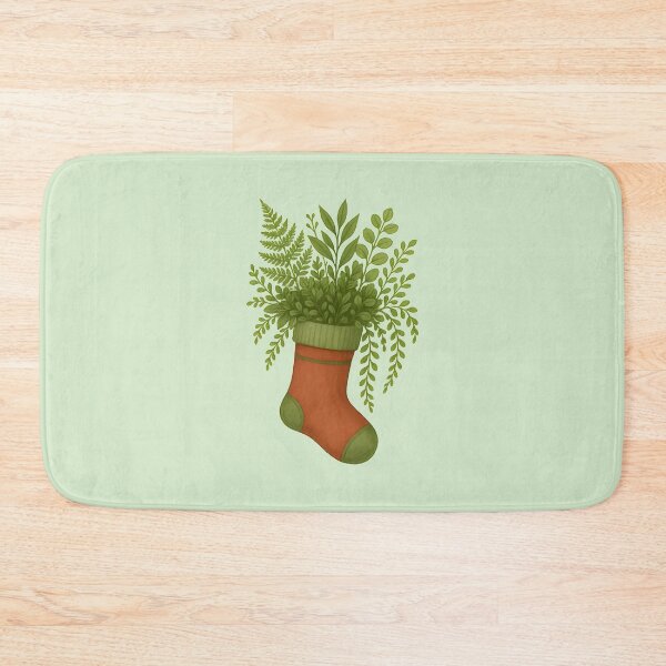 Item preview, Vintage Botanical Christmas Stocking Xmas Plant Aesthetic designed and sold by Aesthetic-Avenue.