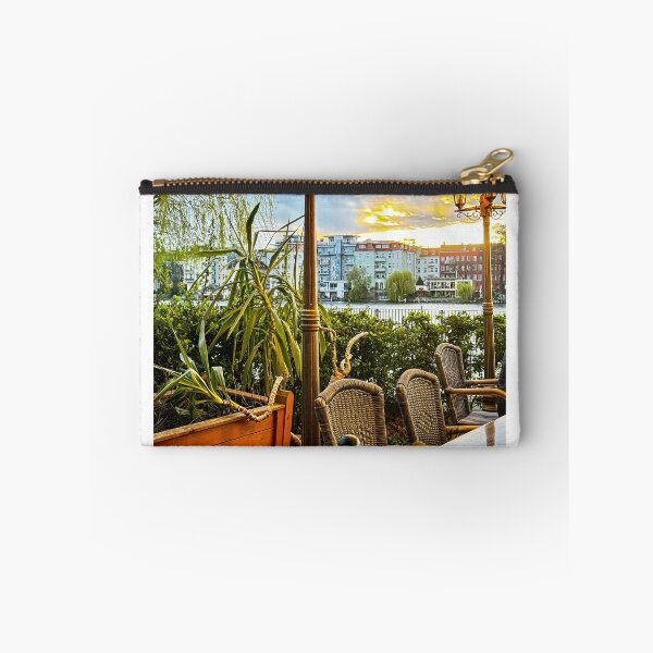 Item preview, Golden Terrace Evening by the Riverside designed and sold by TsvietkovaArt.