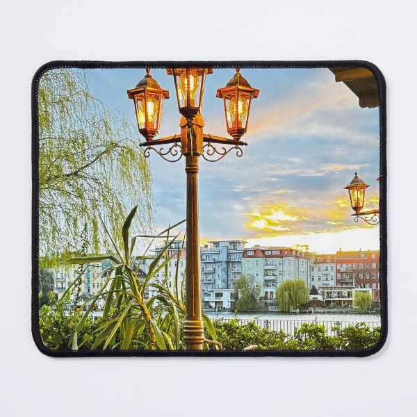 Item preview, Golden Terrace Evening by the Riverside designed and sold by TsvietkovaArt.