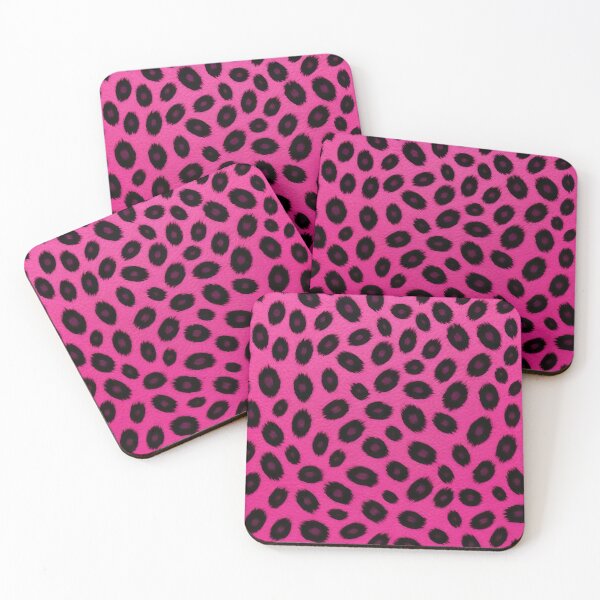 Item preview, Purple Pink Faux Fur Leopard Luxury Modern Collection designed and sold by TrendyDesigne412.